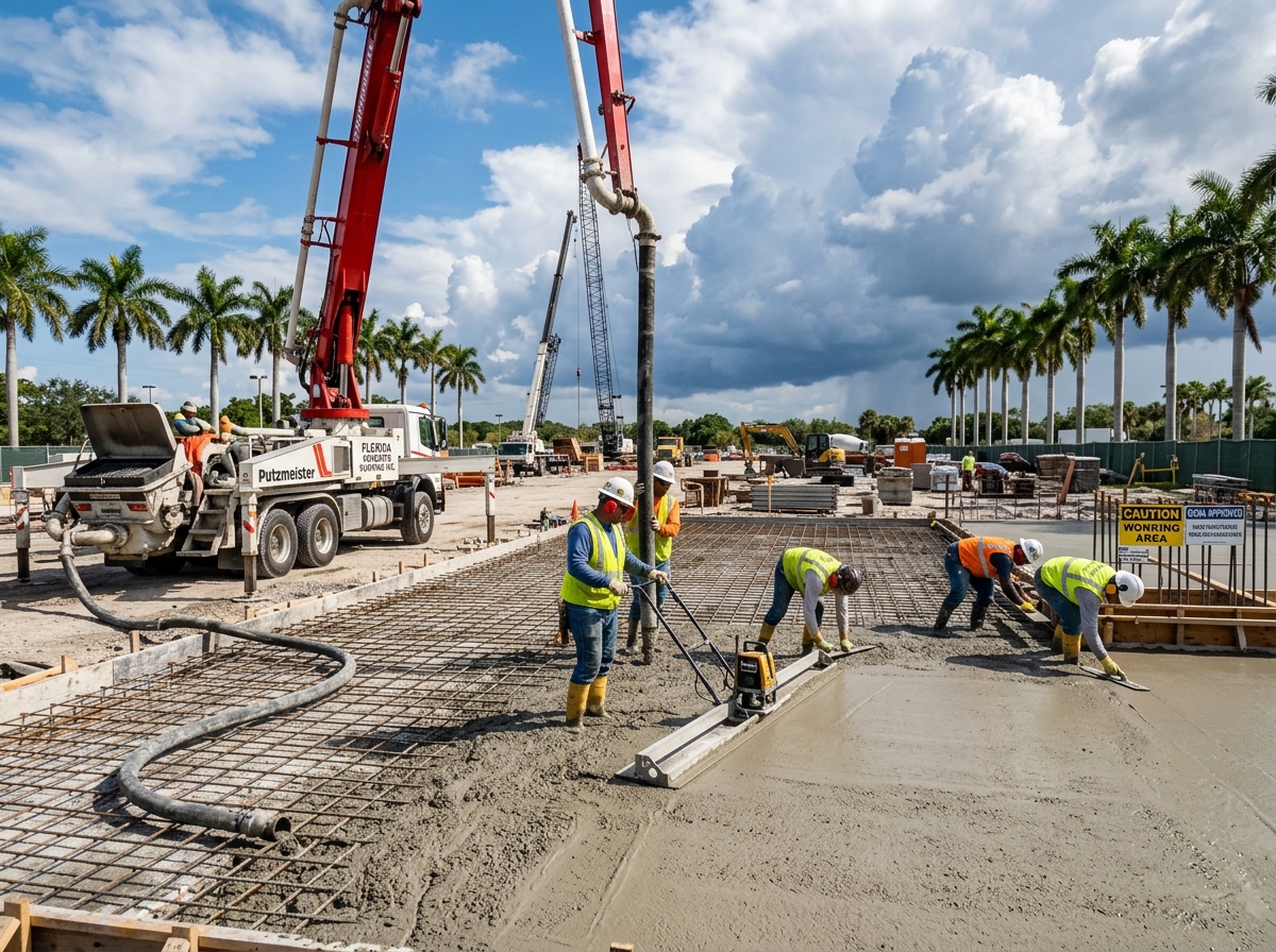 Florida Concrete Pouring and Finishing